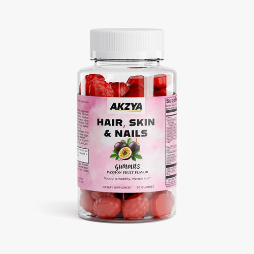 AKZYA Hair, Skin & Nails Gummies | Biotin & Marine Collagen