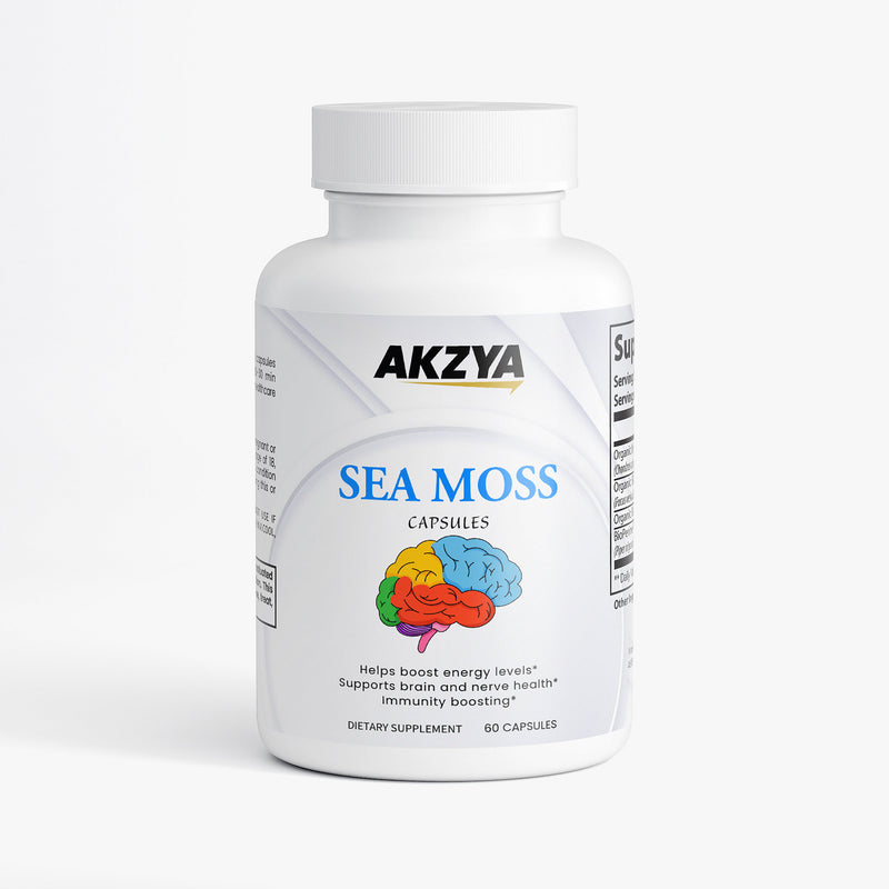 AKZYA Organic Irish Sea Moss | Immune & Thyroid Support