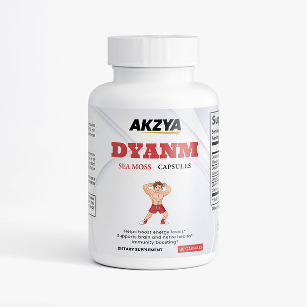 AKZYA Dyanm Sea Moss Capsules | Immune & Thyroid Support